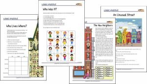 Medium Logic Puzzles for Kids Free printable PDF Worksheets - Medium Logic Puzzles for Kids