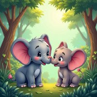 Elephants - Free Online Jigsaw Puzzle Game for Kids