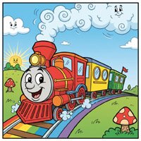 Train - Free Online Jigsaw Puzzle Game for Kids