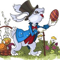 Easter Rabbit - Free Online Jigsaw Puzzle Game for Kids