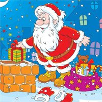Santa - Free Online Jigsaw Puzzle Game for Kids