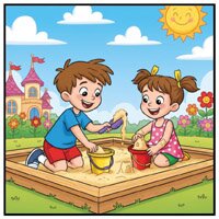 On The Playground - Free Online Jigsaw Puzzle Game for Kids