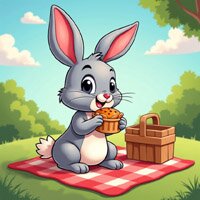 Rabbit Tea Party - Free Online Jigsaw Puzzle Game for Kids