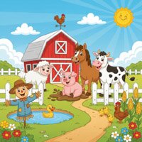 On the Farm - Free Online Jigsaw Puzzle Game for Kids