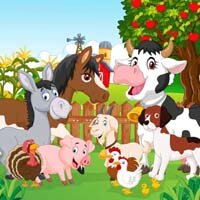 Farm Animals - Free Online Jigsaw Puzzle Game for Kids