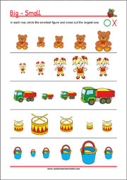 Worksheets for practicing cognitive skills (learning, thinking, problem-solving)