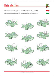 Worksheets for practicing cognitive skills (learning, thinking, problem-solving)