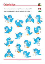 Worksheets for practicing cognitive skills (learning, thinking, problem-solving)