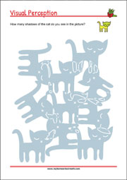 Worksheets for practicing cognitive skills (learning, thinking, problem-solving)