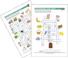 Free Printable Crossword Puzzles with Pictures for Children