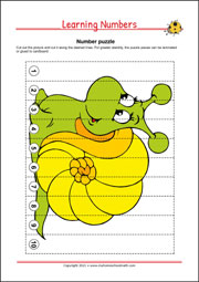 Simple Math - Worksheet for Preschool and Kindergarten
