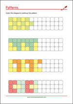 Pattern Recognition Worksheet