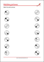 Match the Pairs - Worksheets To Improve Focus And Visual Attention