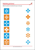 Match the Pairs - Worksheets To Improve Focus And Visual Attention