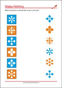 Picture Matching Visual Scanning Worksheet