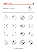 Match the Pairs - Worksheets To Improve Focus And Visual Attention