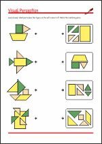 Recognizing shapes Visual Perception & Concentration activities