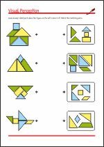 Recognizing shapes Visual Perception & Concentration activities