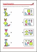 Recognizing shapes Visual Perception & Concentration activities