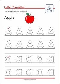 Letter Formation Practice - Letter Tracing